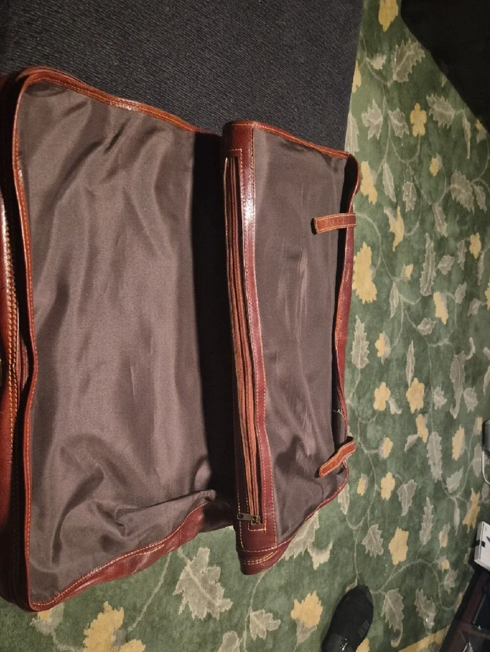 Men’s Leather Briefcase in Rich Brown